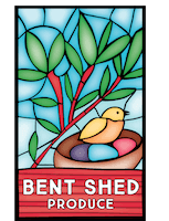 Bent Shed Produce colour logo