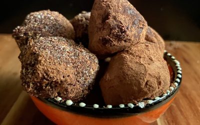 Pepperberry chocolate truffles